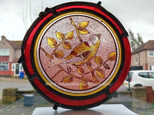 Hand painted stained glass