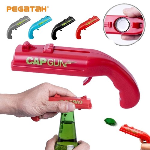 Cap gun beer bottle - gun,