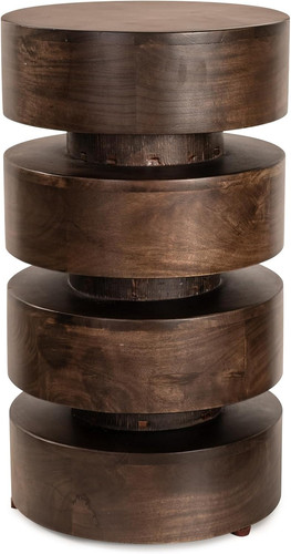 Chic rich brown round - rich,