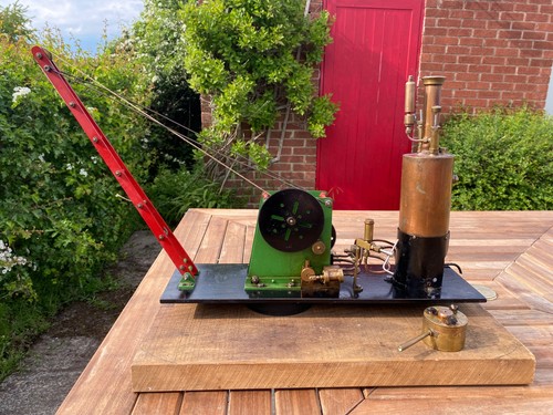 Model steam crane - model,