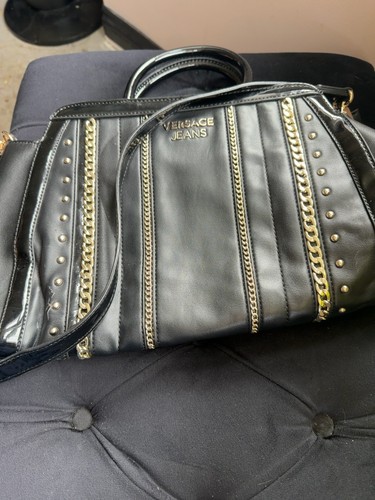 Versace jeans black studded - jeans,