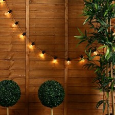 Modern Indoor / Outdoor 20x Clear Globe Festoon Chain String Lights Lighting