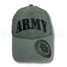 US Military Army Embroidered Emblem Green Baseball Cap Hat Official Licensed
