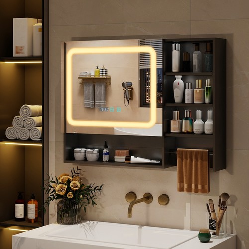 Bathroom mirror cabinet with - mirror,