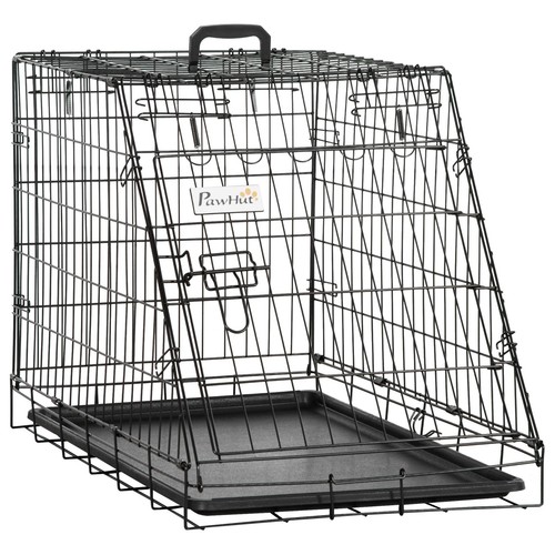 Pawhut dog travel cage - travel, w/
