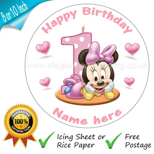Baby minnie mouse 1st birthday - mouse,