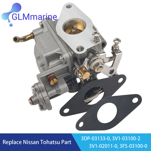 Carburetor with gasket - with,