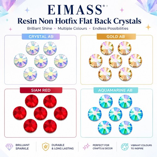 Eimass resin crystals flat - resin,