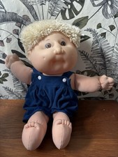 Original Mattel, Cabbage Patch Boy Doll, Blonde Hair and Brown Eyes