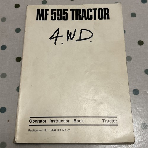 Massey ferguson 595 4wd - massey, mf