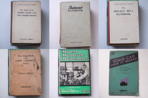 Vintage motoring handbooks - motoring,