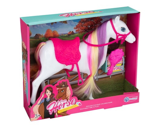 Toy pony horse with colored - with,