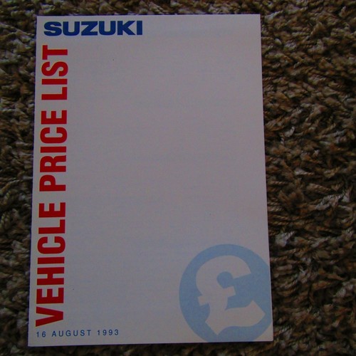 Suzuki swift samurai - swift,