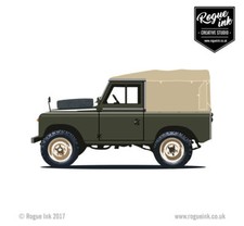 Land Rover Series 2 Soft Top T-Shirt NEW