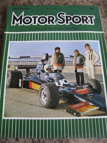 Motorsport magazine dec 1975 - magazine,