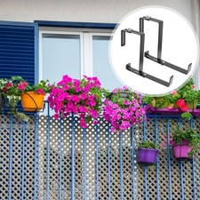  2 Pcs Hanging Basket Hook Outdoor Planter Bracket Indoor Brackets