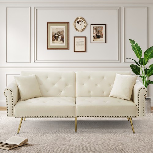 Seater fabric sofa bed - bed, click