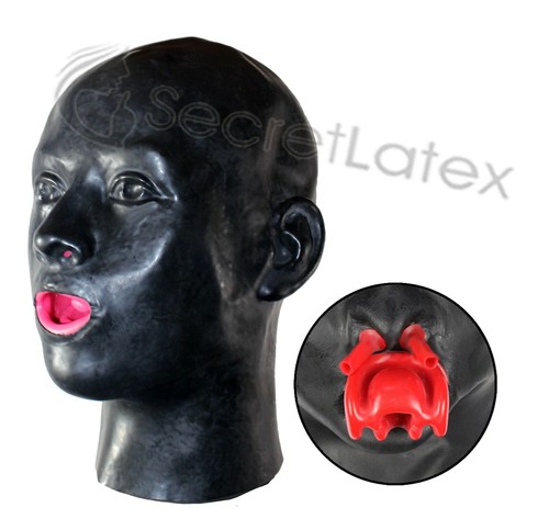 Black latex rubber - black,
