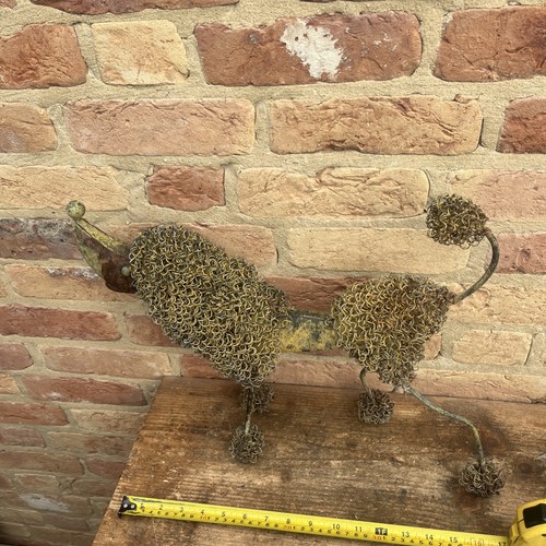 Vintage metal poodle - vintage,