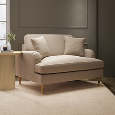 Beige Fabric Cuddle Chair - Payton SOF159