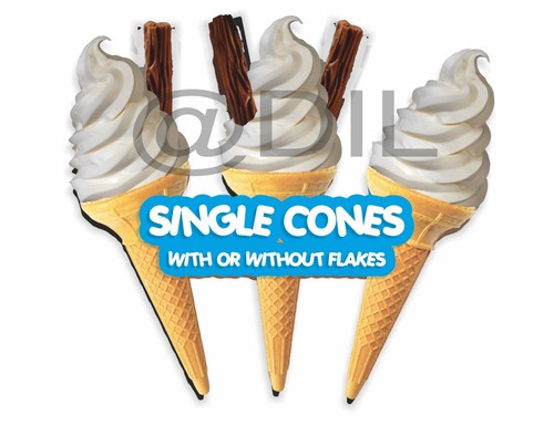 Ice cream stickers plain - stickers,