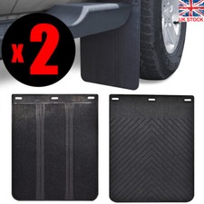 Universal Commercial Rubber Mud Flaps Mudflaps- Truck/Trailer/Van/CAR 15"x12" UK