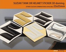 Suzuki Motorsport Sticker Racing 3D S EMBLEM Motorcycle GSXR 600 750 1000