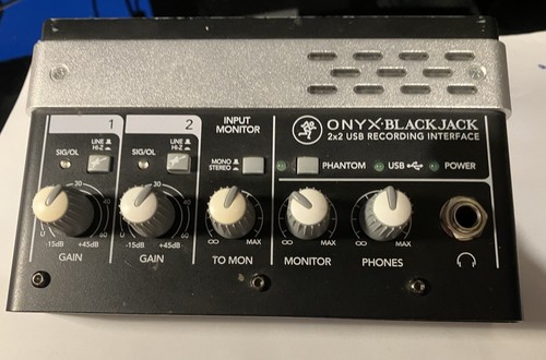 Mackie onyx blackjack usb - blackjack,