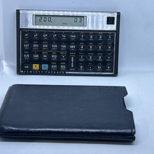 1980s hewlett packard 11c - hewlett, hp-11c