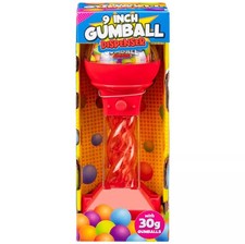 9'' Red Gumball Dispenser / Machine With 30g Gumballs Ideal Gift For Kids