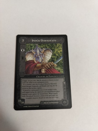 Middle earth ccg - earth, tcg: