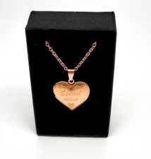 Personalised engraved rose