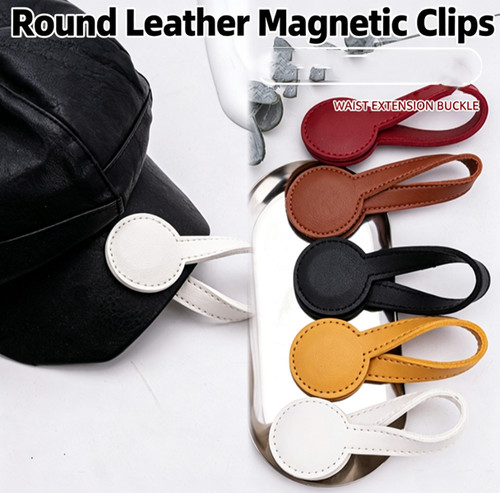 Magnetic leather pants hem - magnetic,