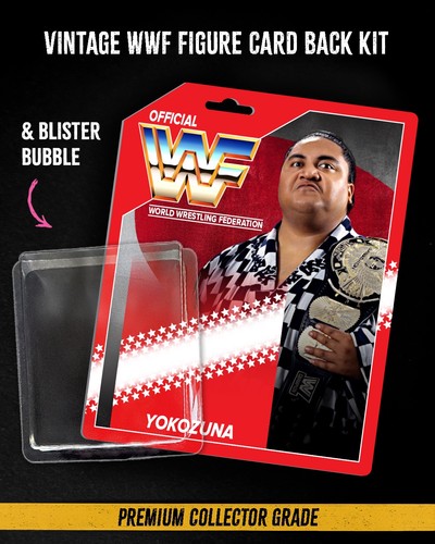 Wwf yokozuna card back custom - wwf,