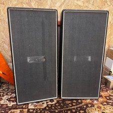 Vintage 1960s Laney Pre Supergroup 2x12 PA Guitar Amplifier Cabinets *EMPTY*