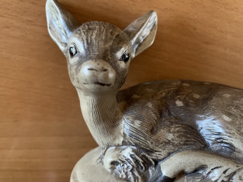 Poole pottery stoneware fawn - poole,
