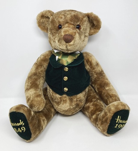 Vtg harrods plush jointed - harrods,