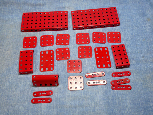 Vintage meccano assorted red - meccano,