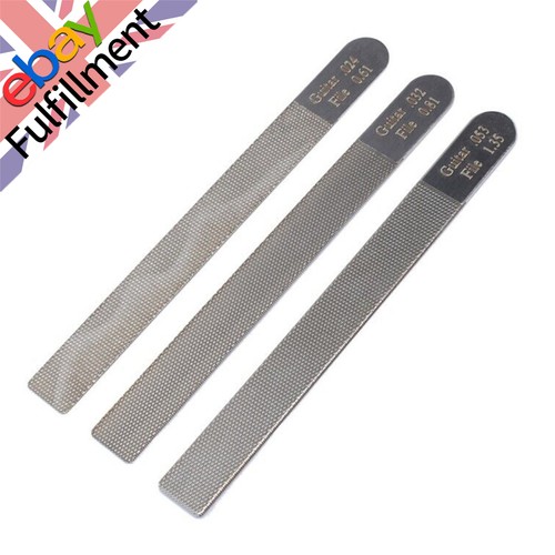 3pcs steel guitar nut - steel, files