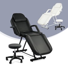 VONLUCE Massage Bed Table Therapy Tattoo Salon Pedicure Facial Sofa Chair Stool