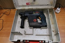 Vintage Bosch GBH 24 VRE 24v SDS Drill with battery case working