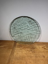 Large Glass Pizza serving