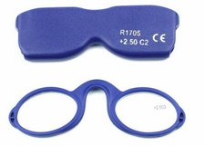 New Pince Nez Armless Nose Resting/Clip Reading Glasses Case