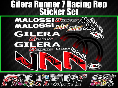 Gilera runner stickers - gilera,
