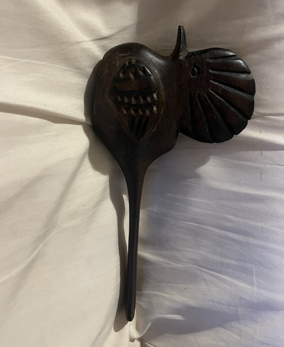 Hand carved wooden bird - carved,