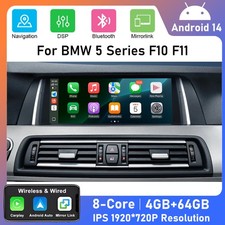 For BMW F10 F11 NBT 10.25" Android Stereo GPS Navigation Carplay Touch Screen BT