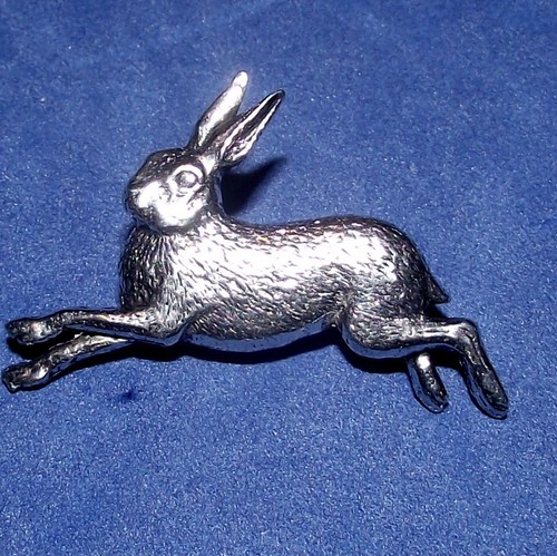 Pewter pagan witch running - pewter,