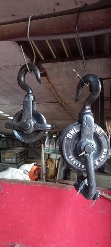 Vintage block tackle - vintage, &