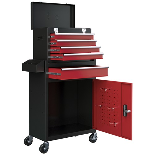 Homcom tool cabinet wheels - homcom,