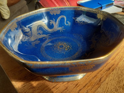 Antique maling bowl satsuma - antique, "satsuma